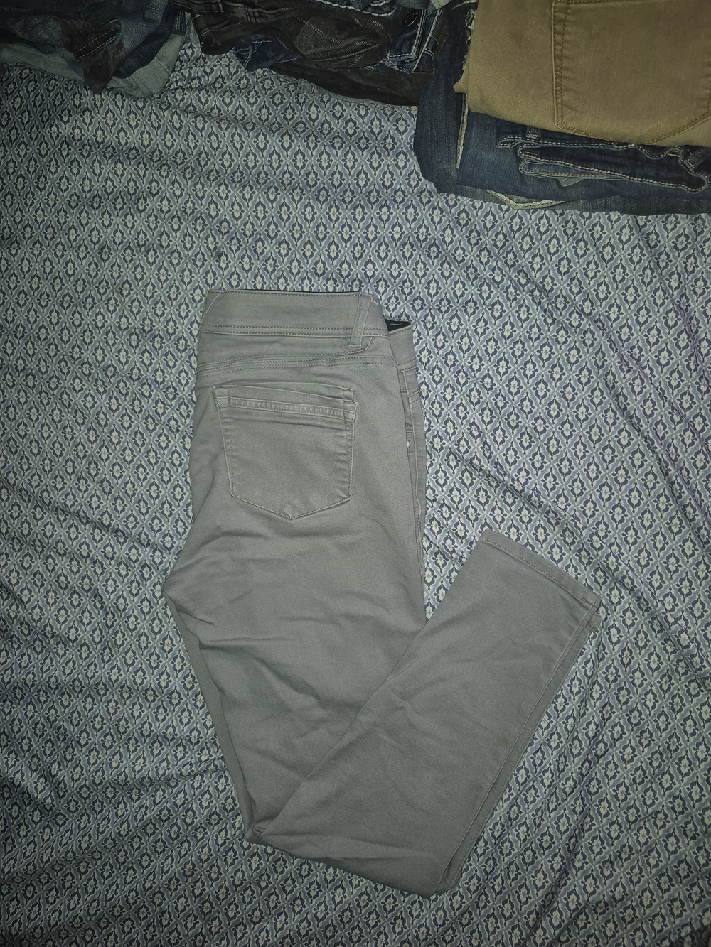 Democracy Skinny Jeans in Light Gray